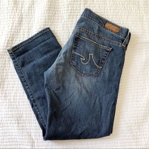 AG cropped straight leg Jeans. Size 27